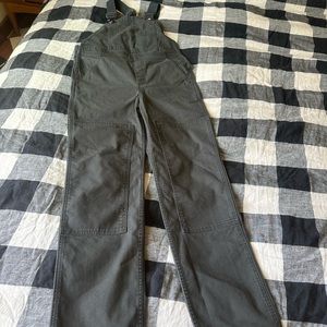 Dark grey overalls youth size 14-16 REI brand